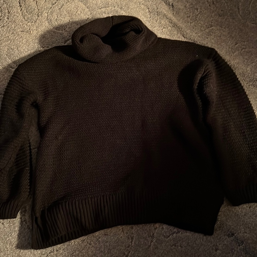 Black turtleneck